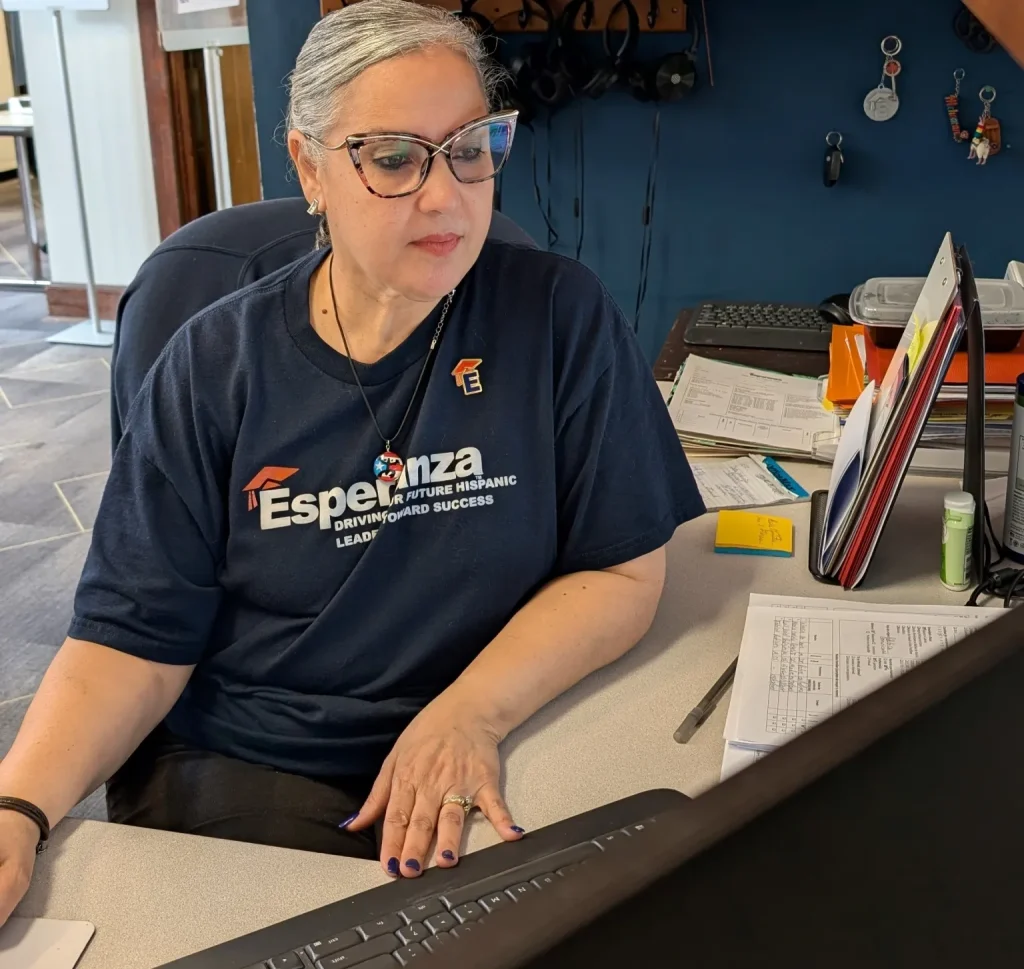 Mirabel Jimenez, coordinator of adult learning at Esperanza